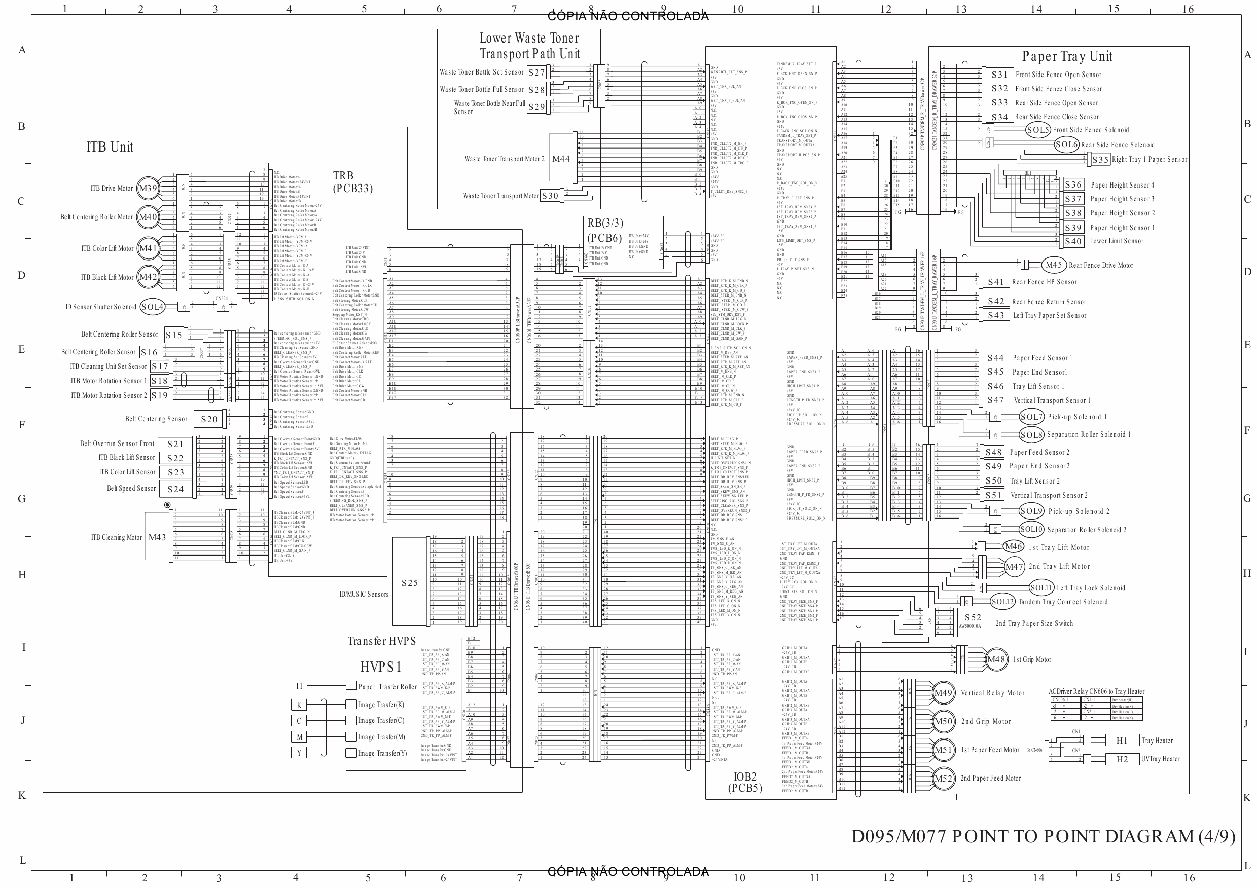 RICOH Aficio Pro-C901s C901 D095 M077 Circuit Diagram-4